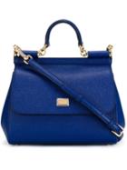Dolce & Gabbana - Medium Sicily Shoulder Bag - Women - Leather - One Size, Blue, Leather