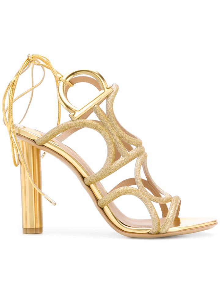 Salvatore Ferragamo Gancini Pumps - Metallic