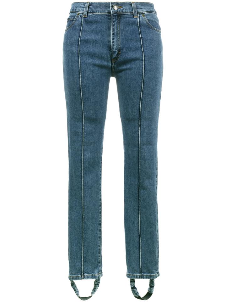 Magda Butrym Bensonna Skinny Stirrup Jeans - Blue