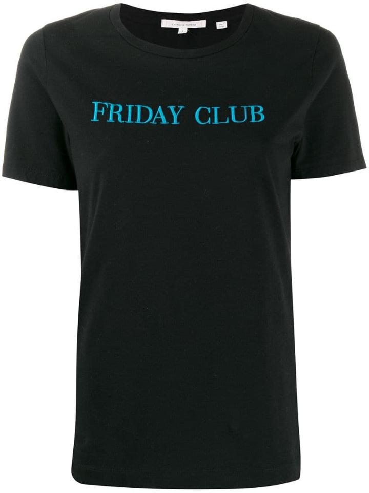 Chinti & Parker Friday Club T-shirt - Black