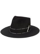 Nick Fouquet Trilby Hat - Black