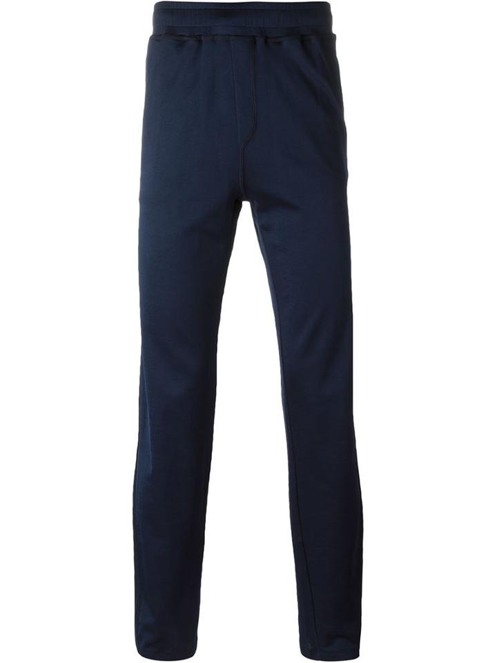 Lanvin Classic Track Trousers, Men's, Size: Small, Blue, Cotton/viscose/polyamide