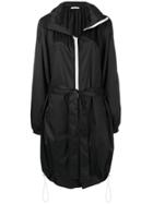 Givenchy Mid-length Belted Raincoat - Black