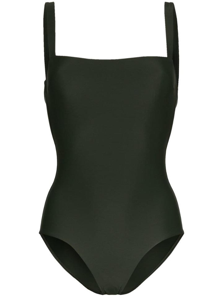 Matteau The Square Maillot Swimsuit - Green