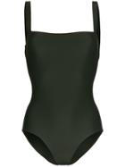 Matteau The Square Maillot Swimsuit - Green