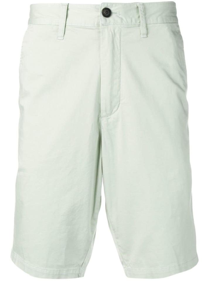 Emporio Armani Mid Rise Knee Length Shorts - Green