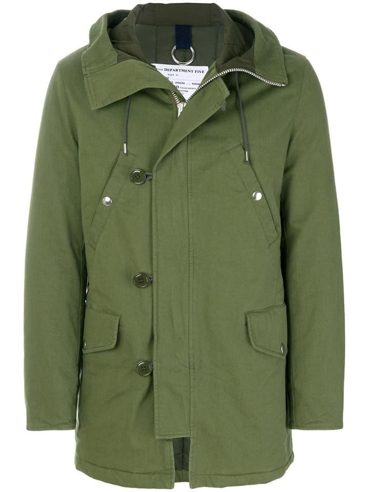 Department 5 Padded Parka Coat - Green