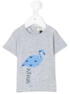 Armani Junior - Flamingo Print T-shirt - Kids - Cotton - 9 Mth, Grey