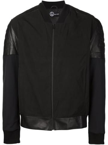 Ada + Nik 'memory' Bomber Jacket, Men's, Size: Small, Black, Cotton/lamb Skin/acetate