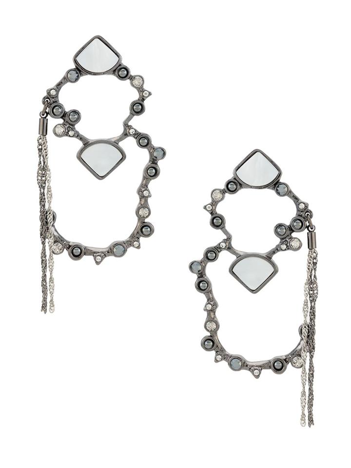 Camila Klein Madrepérola Earrings - Black
