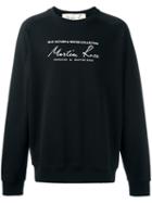 Martine Rose 'classic Logo' Sweatshirt, Adult Unisex, Size: Large, Black, Cotton