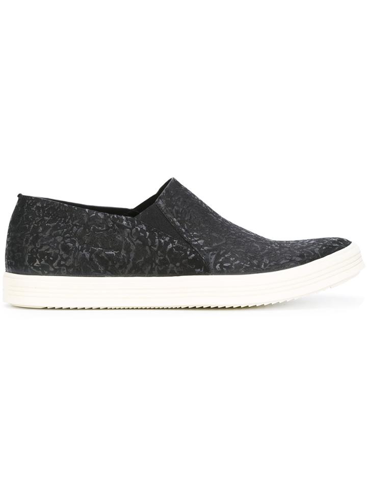 Rick Owens Walrus Mastodon Deck Sneakers - Black