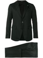 Tagliatore Fitted Formal Suit - Black