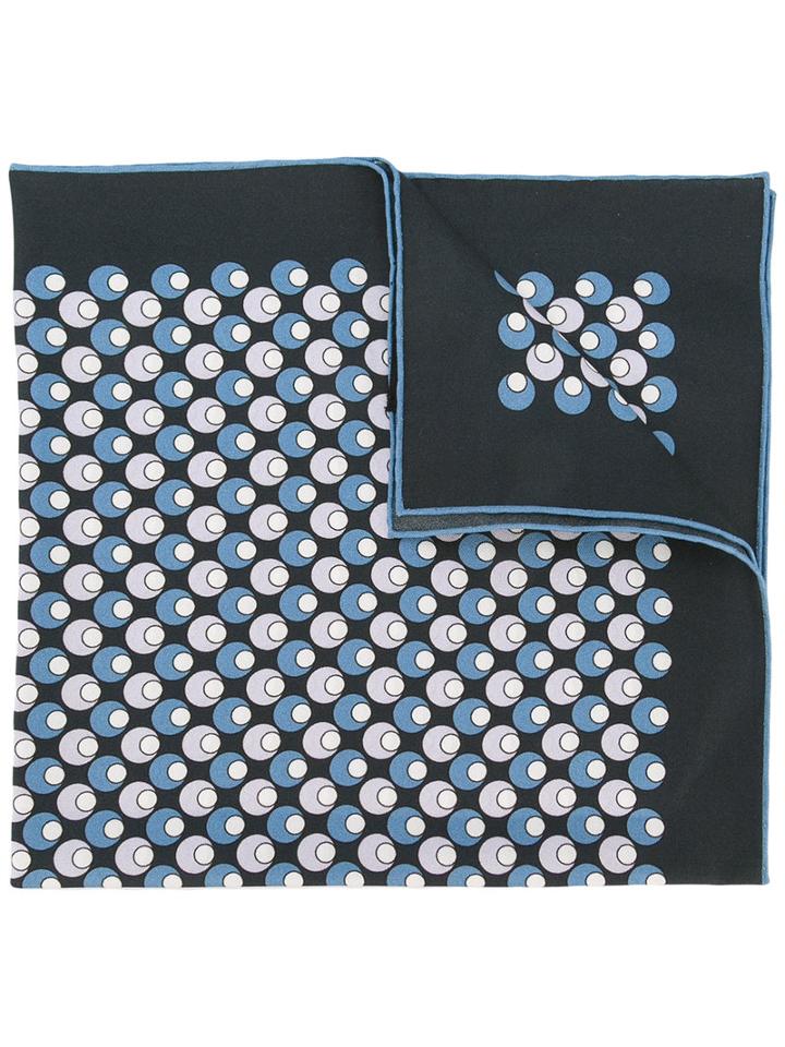 Tom Ford - Printed Scarf - Men - Silk - One Size, Blue, Silk