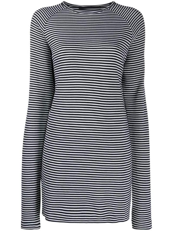 Haider Ackermann Striped Knitted Top - Black