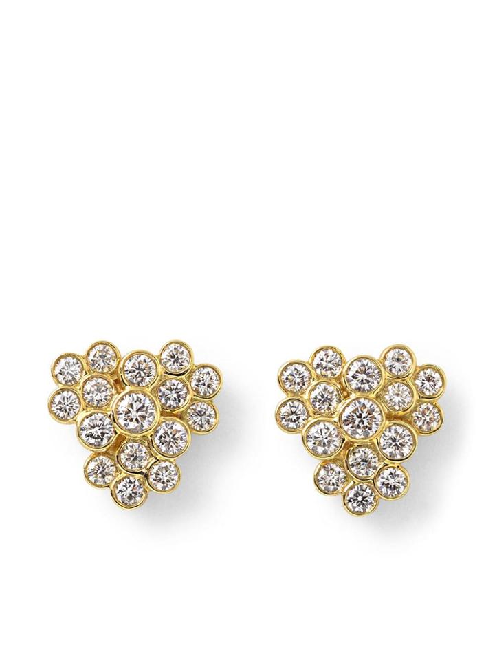 Ippolita Starlet Cluster Stud Earrings In 18k Gold With Diamonds