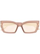 Dior Eyewear Cat Style Cat Eye Sunglasses - Pink