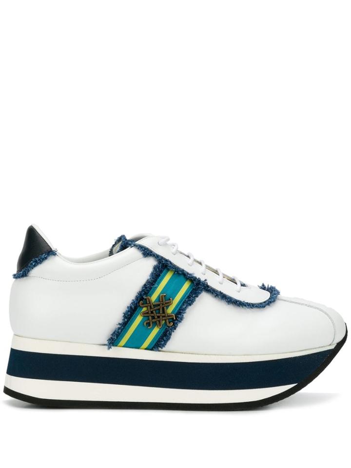 Mr & Mrs Italy Platform Sneakers - White