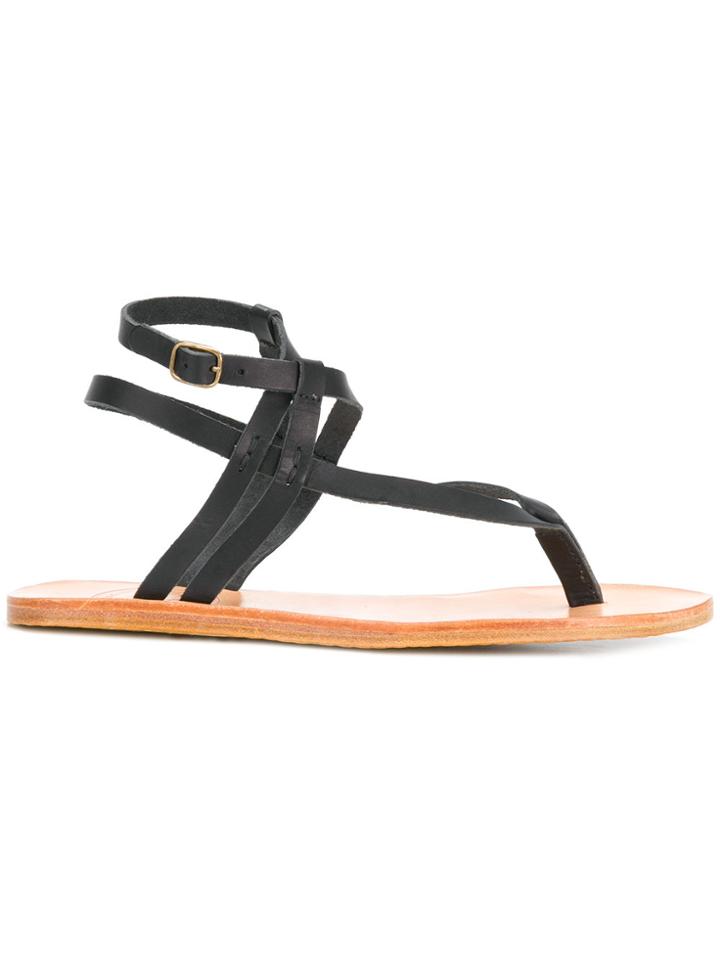 N.d.c. Made By Hand Tassel Detail Sandals - Black