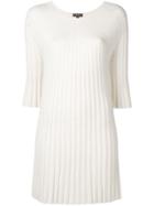 N.peal Ribbed Knit Tunic - Neutrals