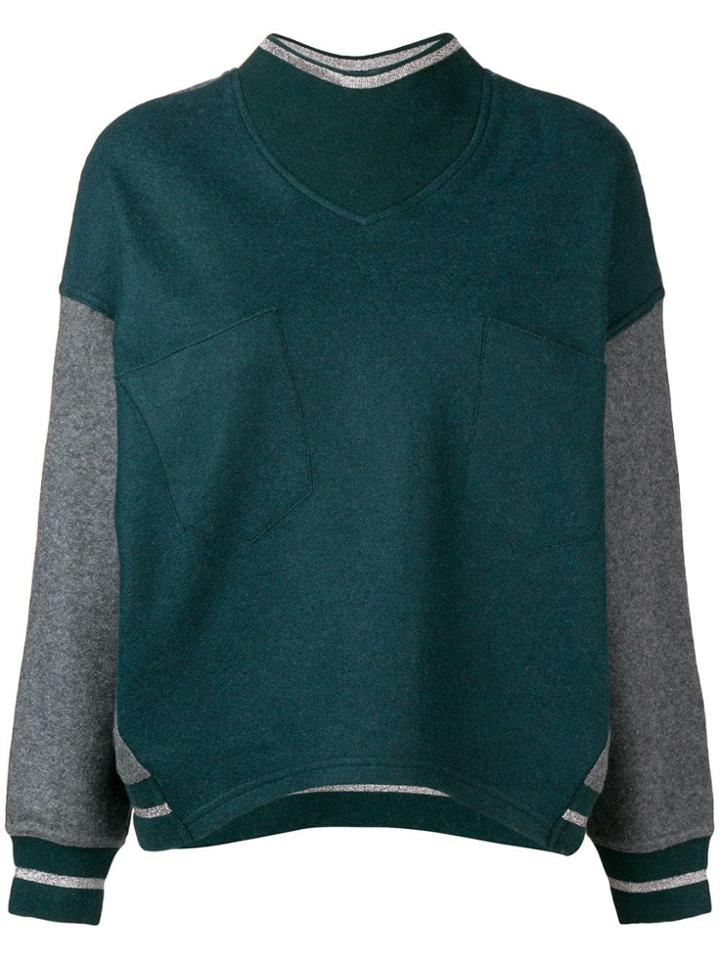 Lorena Antoniazzi Colour Block Jumper - Green