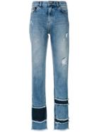 Each X Other Frayed Straight Leg Jeans - Unavailable