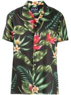 Mc2 Saint Barth Floral Print Shirt - Black