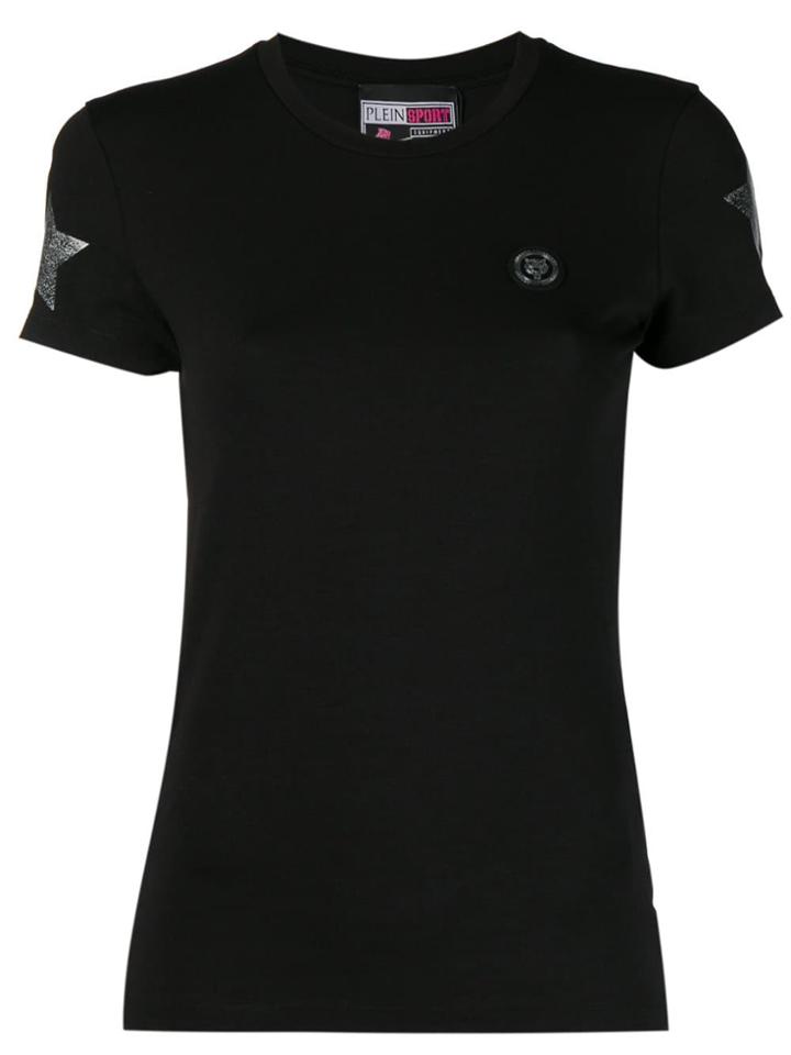 Plein Sport Star Print T-shirt - Black
