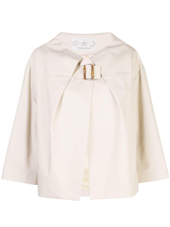 Tsumori Chisato Buckle-detail Jacket - Neutrals