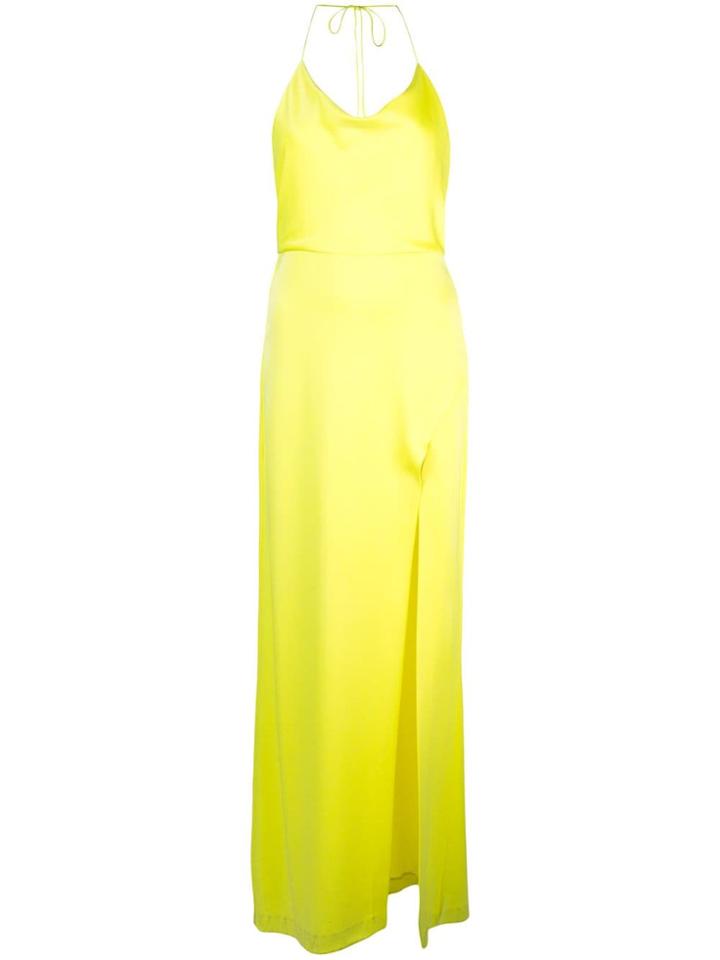 Alice+olivia Eliza Cowl Neck Dress - Yellow