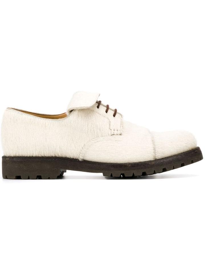 Holland & Holland Calf Leather Lace-up Shoes - White