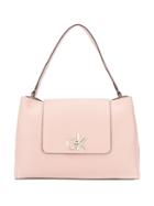 Calvin Klein Logo Plaque Tote - Pink