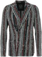 Tonello Embellished Buttoned Blazer - Black