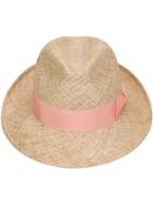 Junya Watanabe Comme Des Garçons Man Trilby Hat, Men's, Nude/neutrals, Straw