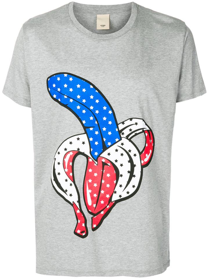 Herman Banana Print T-shirt - Blue