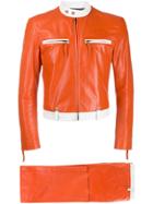 Jean Paul Gaultier Vintage Cropped Jacket And Trousers - Orange