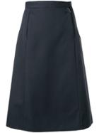 Maison Margiela Open Pocket Midi Skirt - Black