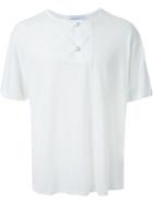 Phenomenon Buttoned T-shirt, Men's, Size: M, White, Cotton