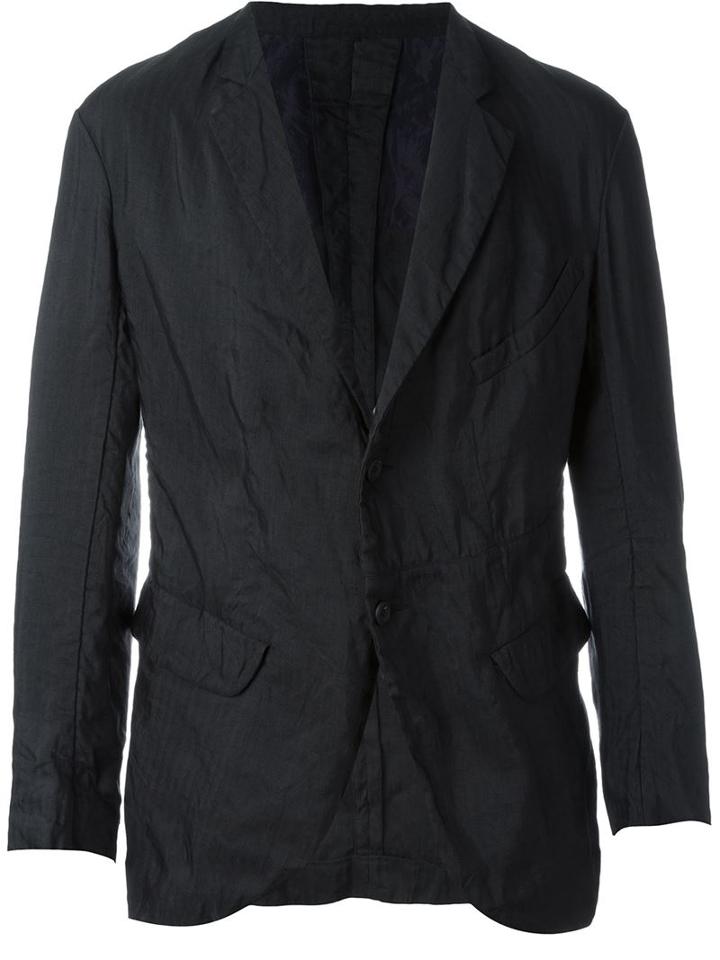 Ziggy Chen Notched Lapel Blazer