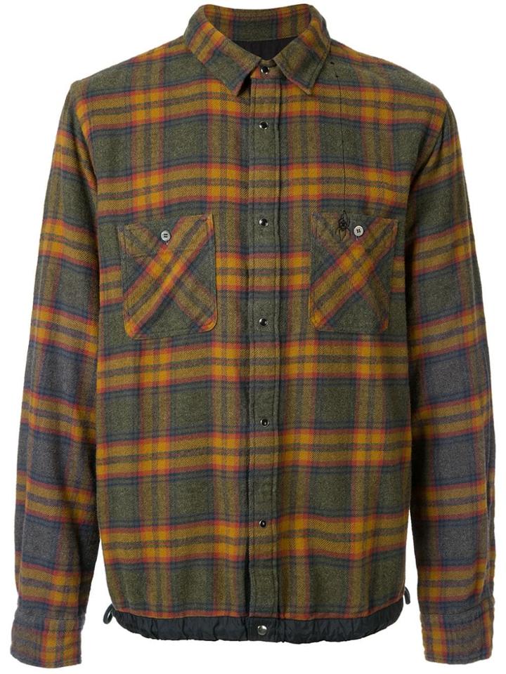 Sacai Plaid Shirt - Brown