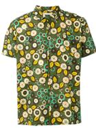 Daniele Alessandrini Short Sleeved Floral Shirt - Green