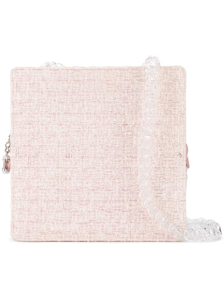 Chanel Vintage Cc Chain Shoulder Bag - Pink
