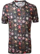 Versace Collection All-over Starfish Print T-shirt, Men's, Size: M, Black, Viscose