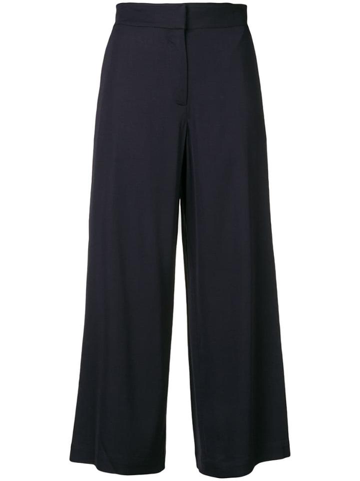 Christian Wijnants Cropped Wide-leg Trousers - Blue