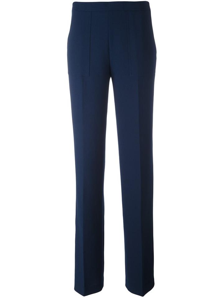 Tory Burch 'kerr' Trousers, Women's, Size: 6, Blue, Polyester