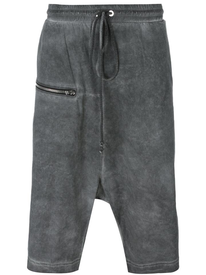 Lost & Found Rooms Zipped Shorts - Grey