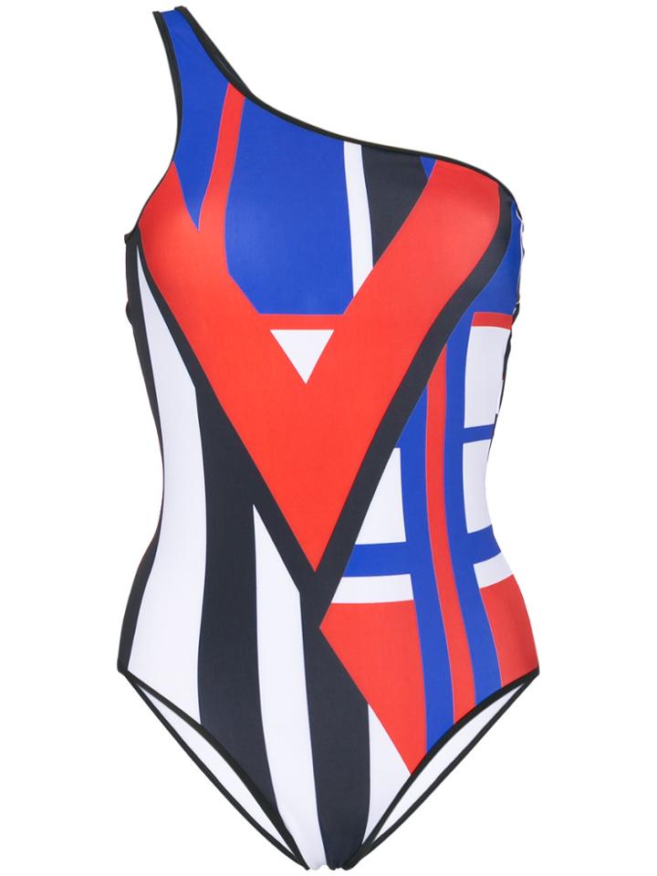 P.e Nation Asymmetrical Onepiece - Multicolour
