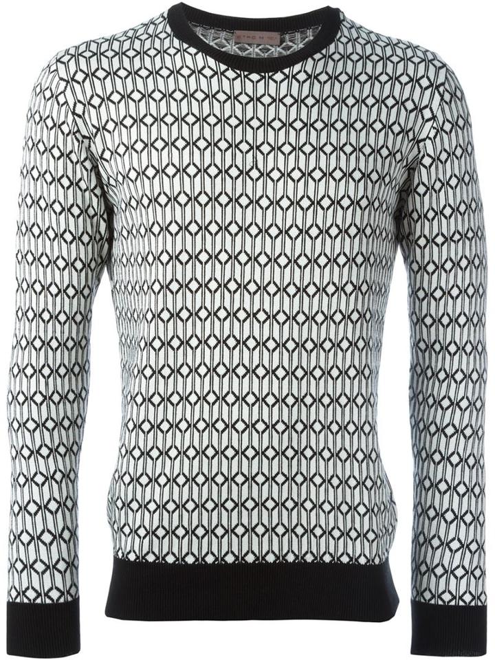 Etro Diamond Intarsia Jumper