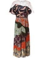 Valentino 'garden Party' Dress, Women's, Size: 40, Silk/spandex/elastane
