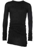 Rick Owens Long Length Jumper, Men's, Size: Large, Black, Viscose/silk